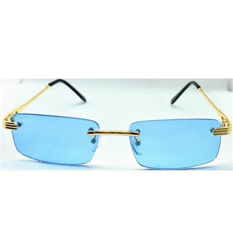 lunette cartier homme verre bleu